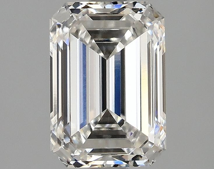 1.99 Carat Emerald Shaped Ideal Cut VVS2 IGI Certified Lab Grown Diamond