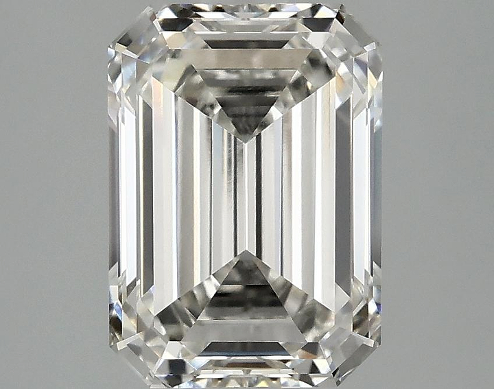 3.04 Carat Emerald Shaped Ideal Cut VVS2 IGI Certified Lab Grown Diamond