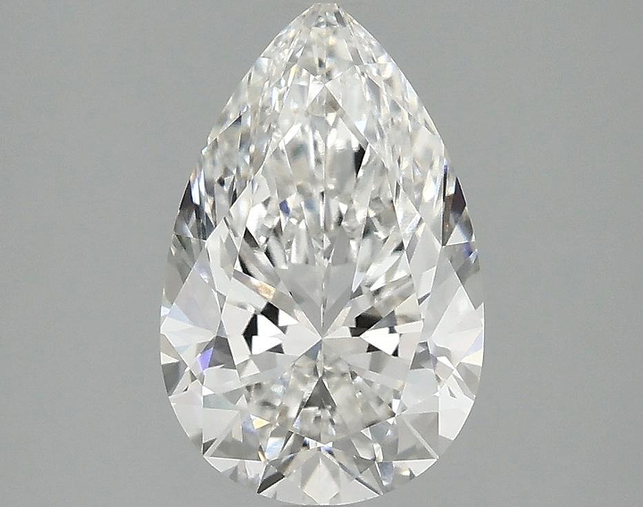 2.07 Carat Pear Shaped Ideal Cut VVS2 IGI Certified Lab Grown Diamond