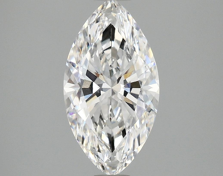 1.98 Carat Marquise Shaped Excellent Cut VVS2 IGI Certified Lab Grown Diamond