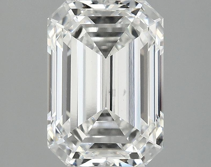 2.43 Carat Emerald Shaped Ideal Cut VS2 IGI Certified Lab Grown Diamond