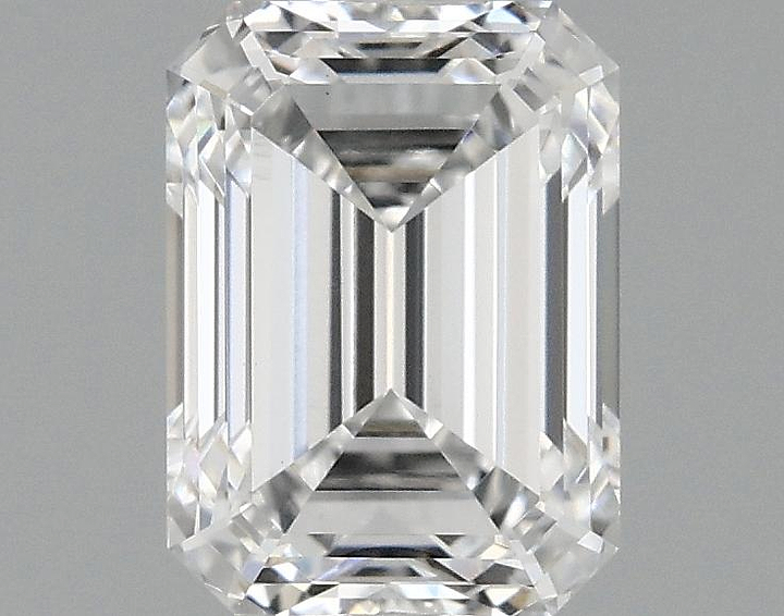 1.08 Carat Emerald Shaped Excellent Cut VVS2 IGI Certified Lab Grown Diamond