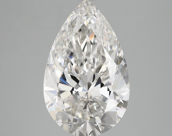 4.07 Carat Pear Shaped Ideal Cut VS1 IGI Certified Lab Grown Diamond