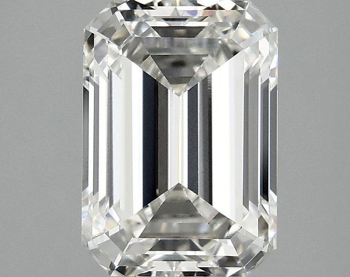 3.09 Carat Emerald Shaped Ideal Cut VS1 IGI Certified Lab Grown Diamond