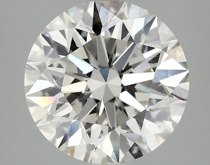 3.06 Carat Round Shaped Excellent Cut VVS2 IGI Certified Lab Grown Diamond
