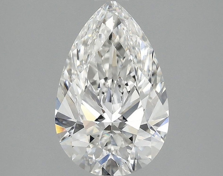 2.01 Carat Pear Shaped Ideal Cut VVS2 IGI Certified Lab Grown Diamond