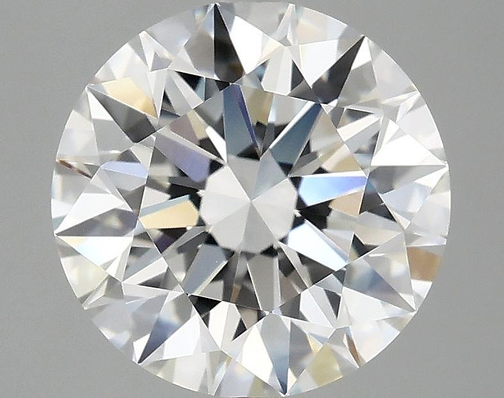 3.07 Carat Round Shaped Excellent Cut VVS2 IGI Certified Lab Grown Diamond