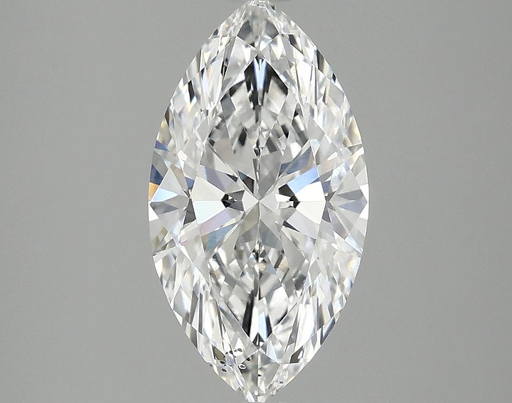 2.08 Carat Marquise Shaped Excellent Cut VS2 IGI Certified Lab Grown Diamond