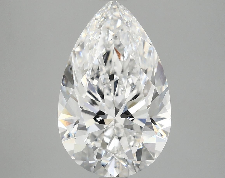 4.08 Carat Pear Shaped Ideal Cut VS1 IGI Certified Lab Grown Diamond