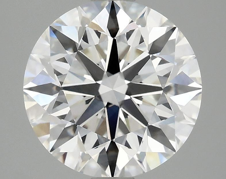 3.04 Carat Round Shaped Excellent Cut VVS2 IGI Certified Lab Grown Diamond