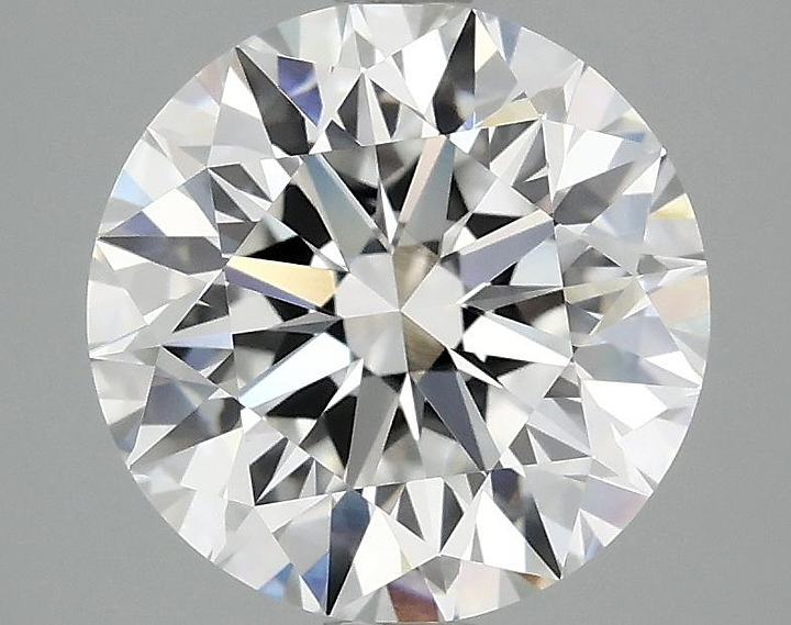 3.07 Carat Round Shaped Excellent Cut VVS2 IGI Certified Lab Grown Diamond