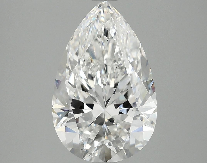 3.07 Carat Pear Shaped Ideal Cut VS1 IGI Certified Lab Grown Diamond