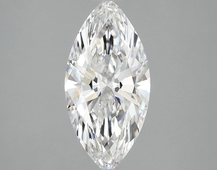 1.84 Carat Marquise Shaped Excellent Cut VVS2 IGI Certified Lab Grown Diamond