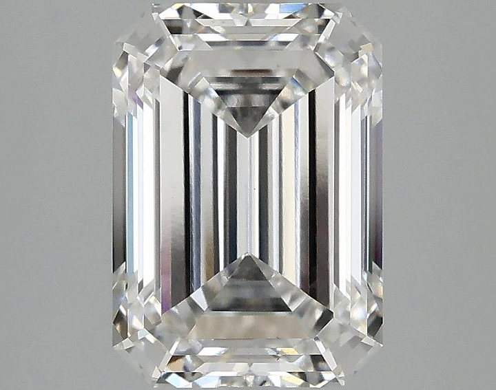 3.1 Carat Emerald Shaped Ideal Cut VS1 IGI Certified Lab Grown Diamond