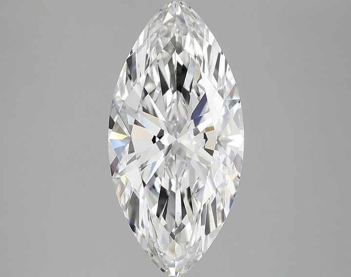 2.02 Carat Marquise Shaped Excellent Cut VVS2 IGI Certified Lab Grown Diamond