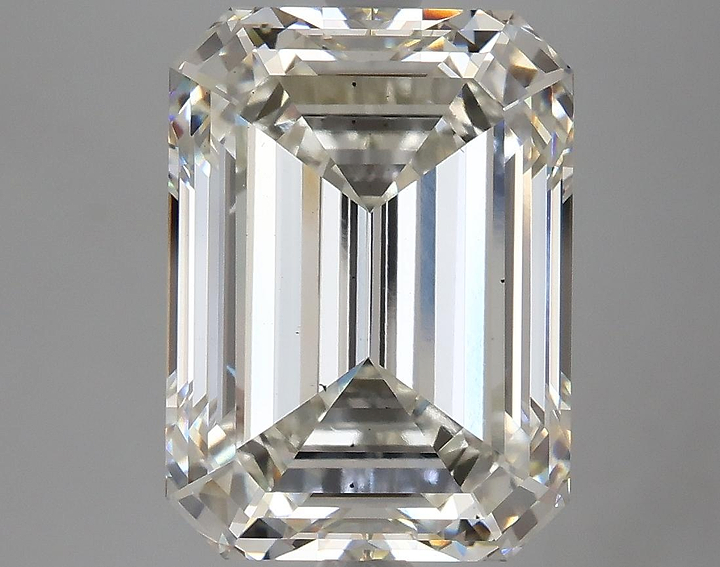 6.96 Carat Emerald Shaped Excellent Cut VS2 IGI Certified Lab Grown Diamond