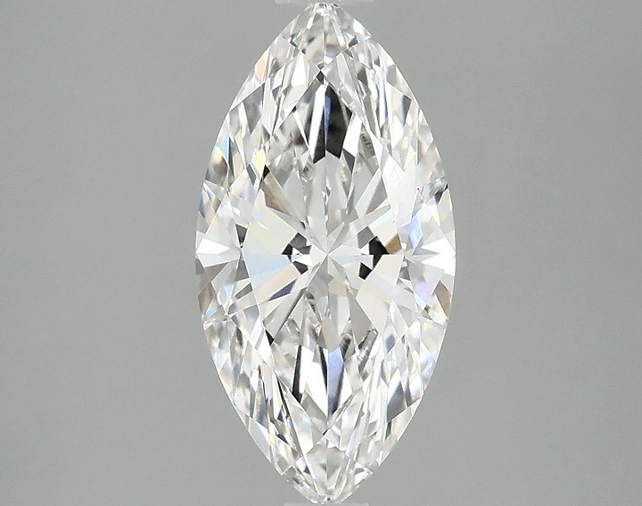2.08 Carat Marquise Shaped Ideal Cut VVS2 IGI Certified Lab Grown Diamond
