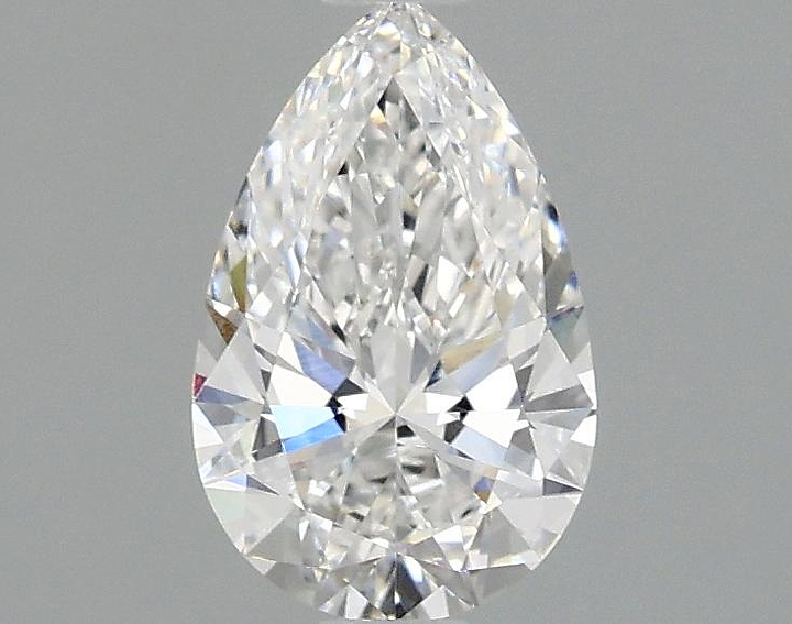 0.96 Carat Pear Shaped Ideal Cut VVS2 IGI Certified Lab Grown Diamond