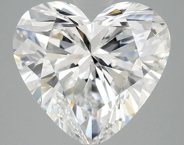 4.04 Carat Heart Shaped Excellent Cut VVS2 IGI Certified Lab Grown Diamond