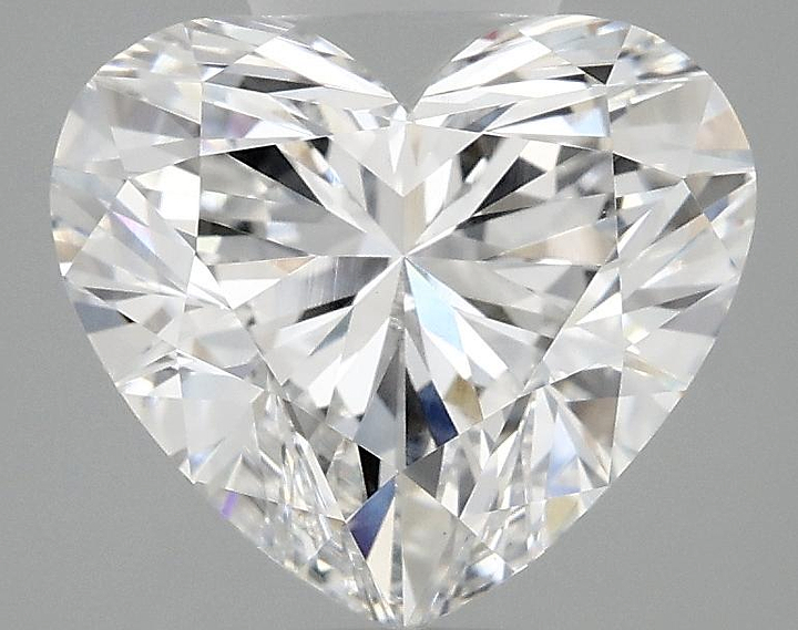3.09 Carat Heart Shaped Ideal Cut VS1 IGI Certified Lab Grown Diamond