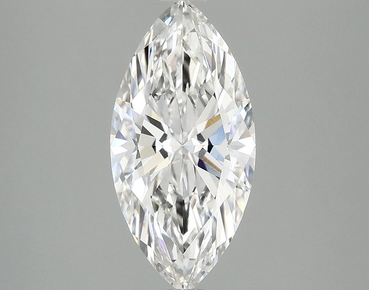 2.08 Carat Marquise Shaped Excellent Cut VVS2 IGI Certified Lab Grown Diamond