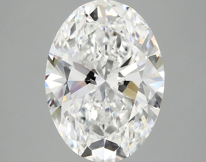 3.93 Carat Oval Shaped Excellent Cut VVS2 IGI Certified Lab Grown Diamond
