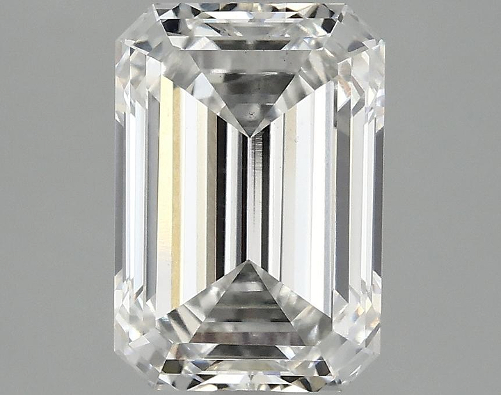 3.09 Carat Emerald Shaped Ideal Cut VS1 IGI Certified Lab Grown Diamond