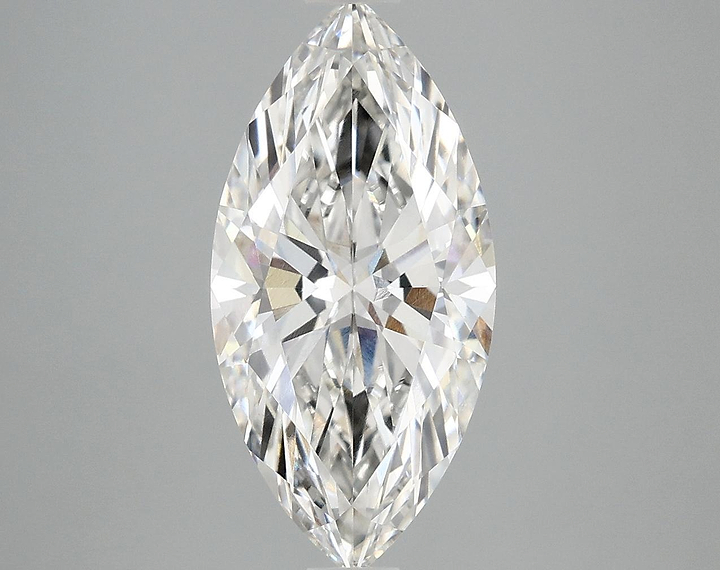 3.07 Carat Marquise Shaped Ideal Cut VVS2 IGI Certified Lab Grown Diamond