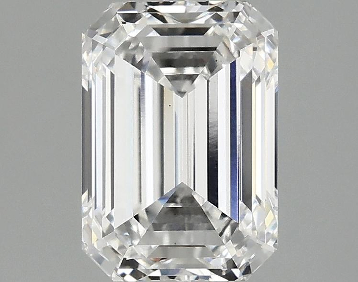 2.07 Carat Emerald Shaped Ideal Cut VS1 IGI Certified Lab Grown Diamond