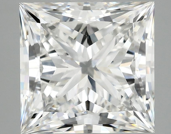 4.89 Carat Princess Shaped Ideal Cut VVS2 IGI Certified Lab Grown Diamond