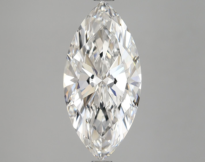 2.87 Carat Marquise Shaped Excellent Cut VS1 IGI Certified Lab Grown Diamond
