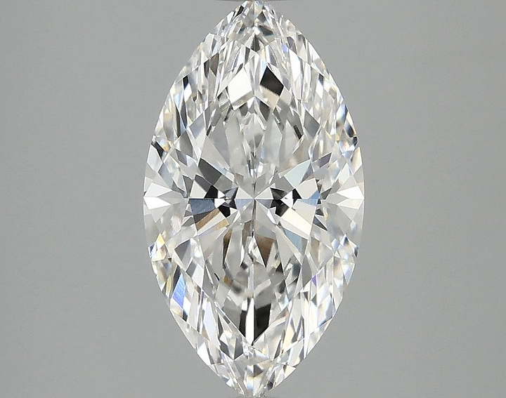 2.1 Carat Marquise Shaped Excellent Cut VVS2 IGI Certified Lab Grown Diamond
