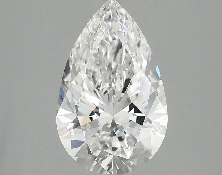 2.02 Carat Pear Shaped Ideal Cut VVS2 IGI Certified Lab Grown Diamond