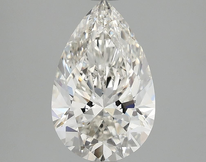 2.57 Carat Pear Shaped Ideal Cut VS1 IGI Certified Lab Grown Diamond