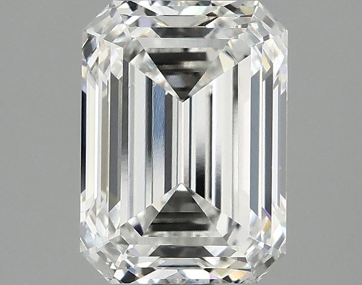 2.46 Carat Emerald Shaped Excellent Cut SI1 IGI Certified Lab Grown Diamond