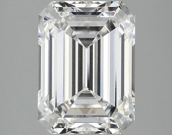 3.06 Carat Emerald Shaped Excellent Cut VVS2 IGI Certified Lab Grown Diamond