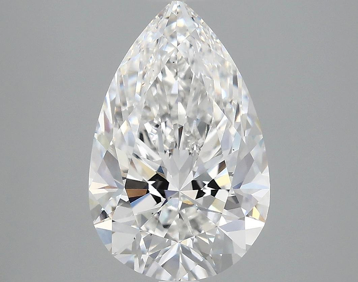 3.08 Carat Pear Shaped Ideal Cut VS2 IGI Certified Lab Grown Diamond