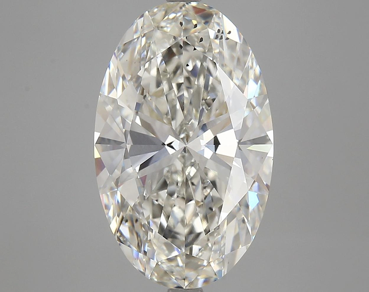 6.03 Carat Oval Shaped Excellent Cut SI1 IGI Certified Lab Grown Diamond