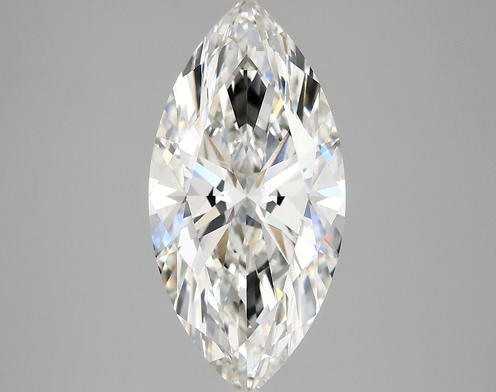 3.02 Carat Marquise Shaped Ideal Cut VVS2 IGI Certified Lab Grown Diamond