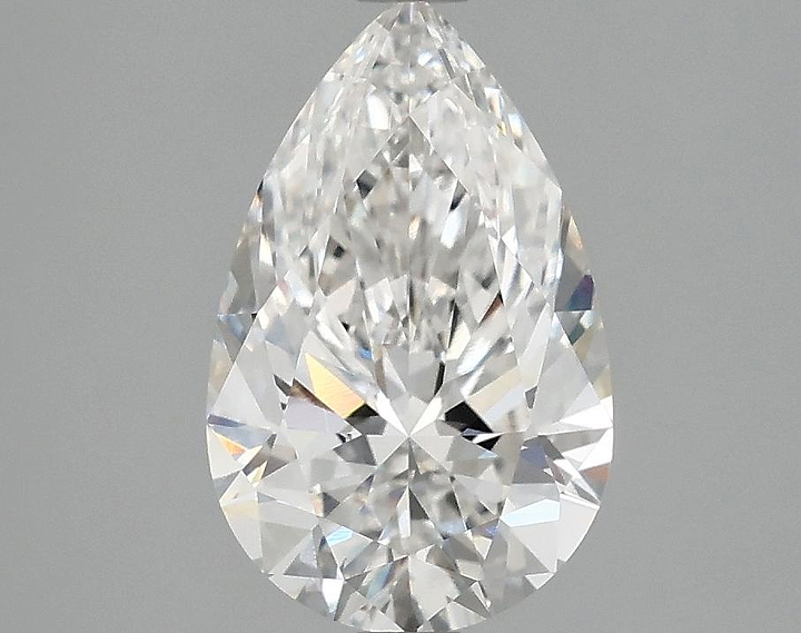 2.08 Carat Pear Shaped Ideal Cut VVS2 IGI Certified Lab Grown Diamond