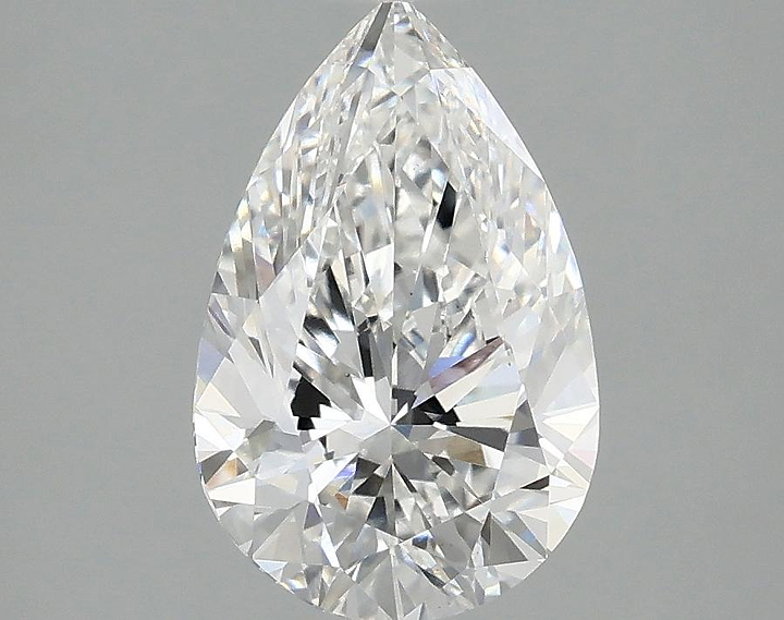 2.05 Carat Pear Shaped Ideal Cut VS1 IGI Certified Lab Grown Diamond