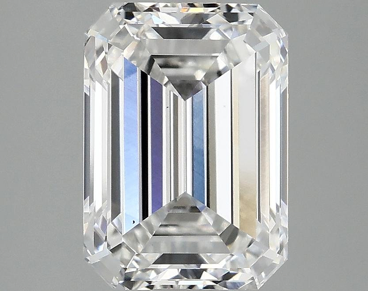 3.08 Carat Emerald Shaped Ideal Cut VS1 IGI Certified Lab Grown Diamond