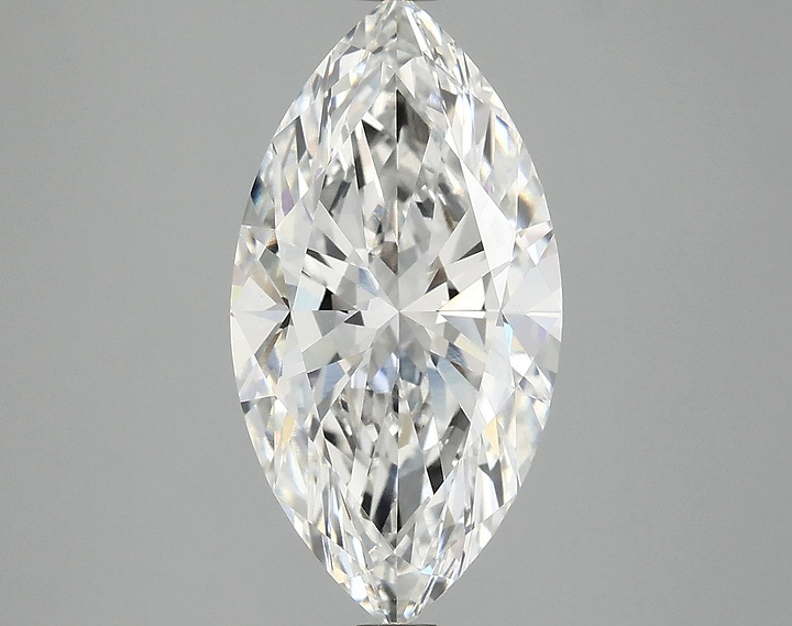 3.55 Carat Marquise Shaped Ideal Cut VVS2 IGI Certified Lab Grown Diamond
