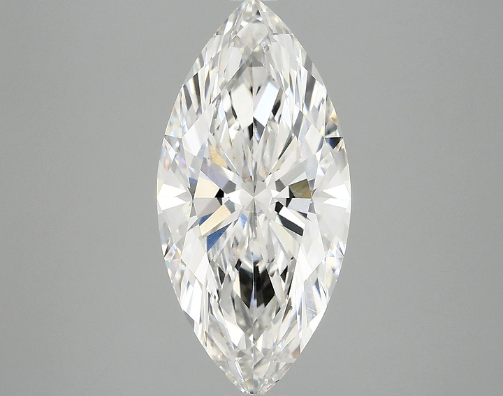 3.09 Carat Marquise Shaped Excellent Cut VVS2 IGI Certified Lab Grown Diamond