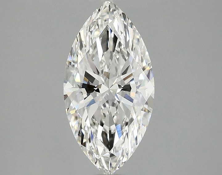 1.58 Carat Marquise Shaped Ideal Cut VVS2 IGI Certified Lab Grown Diamond
