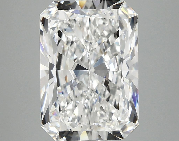 4.97 Carat Radiant Shaped Ideal Cut VVS2 IGI Certified Lab Grown Diamond