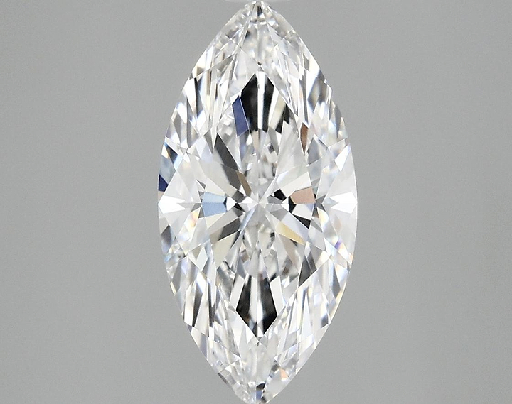1.98 Carat Marquise Shaped Excellent Cut VVS2 IGI Certified Lab Grown Diamond