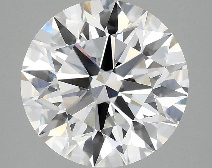 3.09 Carat Round Shaped Ideal Cut VVS2 IGI Certified Lab Grown Diamond