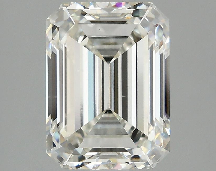 3.09 Carat Emerald Shaped Excellent Cut VS1 IGI Certified Lab Grown Diamond