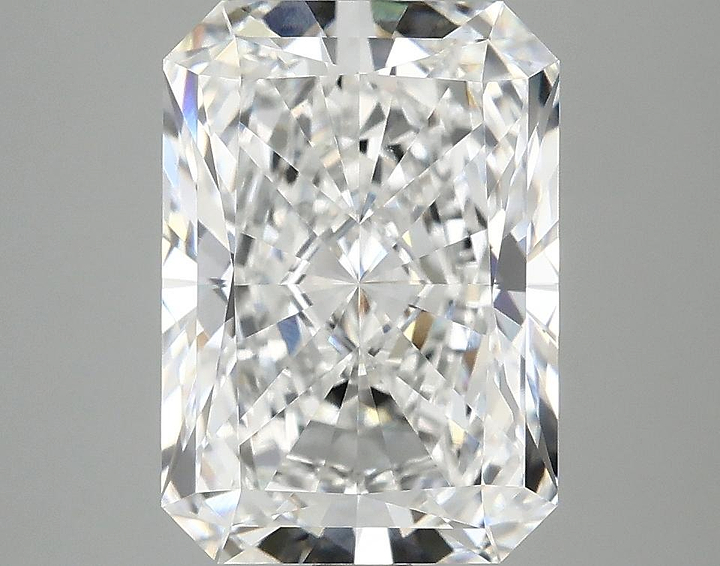 4.09 Carat Radiant Shaped Ideal Cut VVS2 IGI Certified Lab Grown Diamond